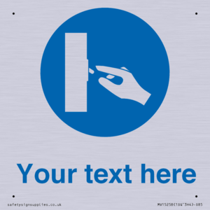 Custom Use Switch Sign